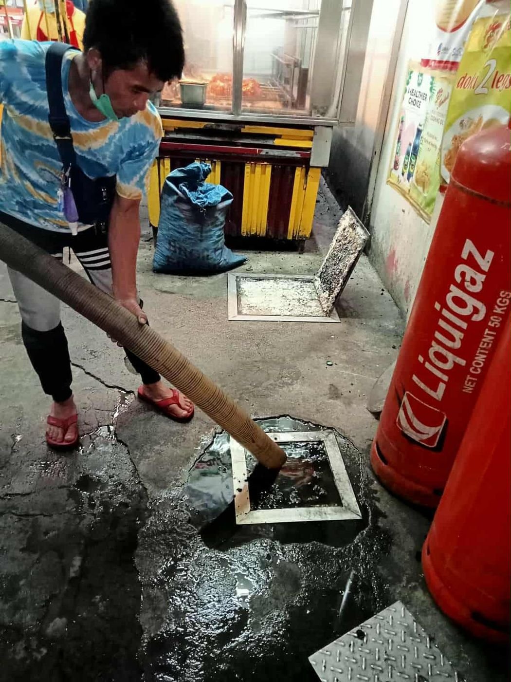 Malabanan technician at work